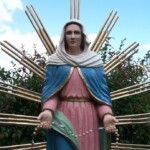 Detail těšanské Madony.