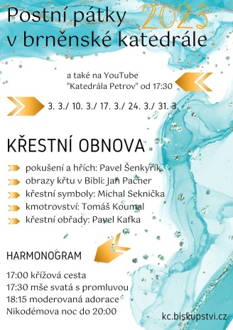 Postní pátky 2023 v brněnské katedrále